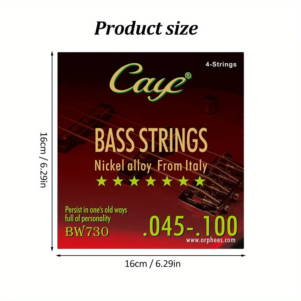 BW series electric bass string 4/5/6 string carbon steel hexagonal inner core steel alloy winding simple anti-rust treatment