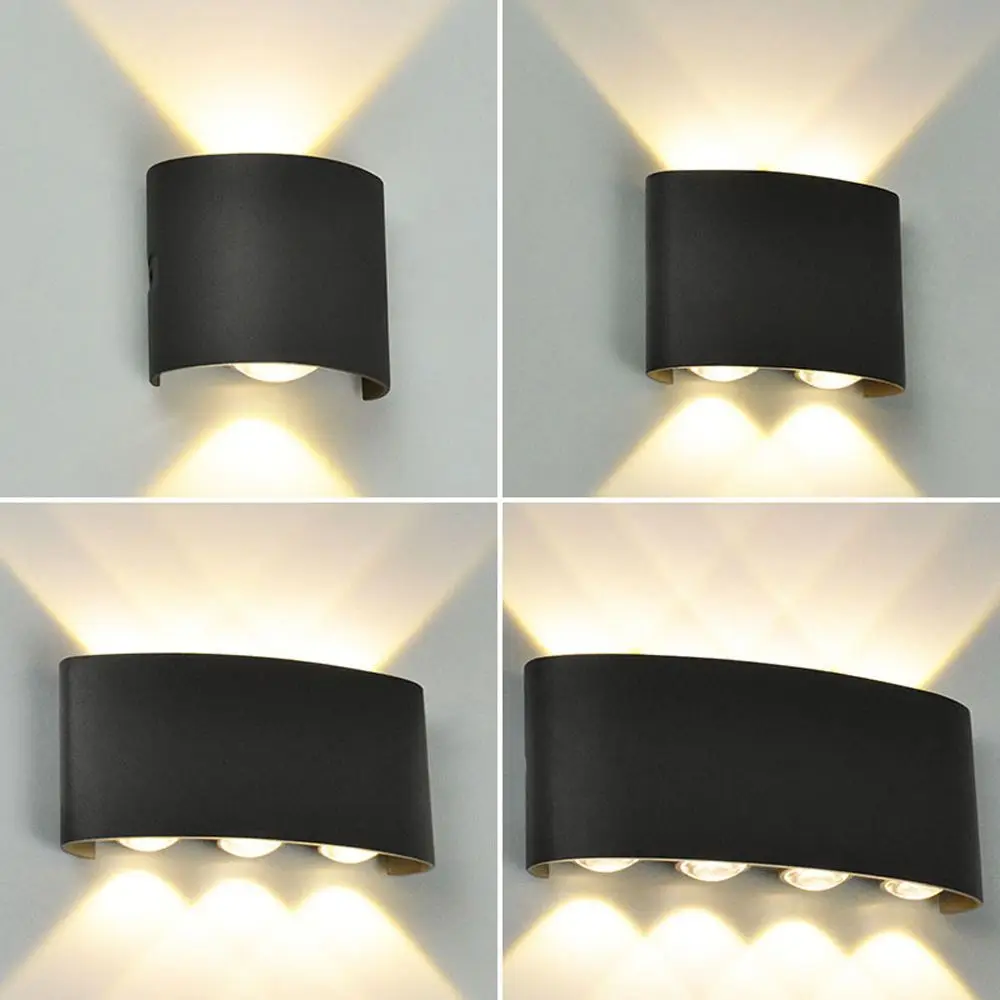Modern Outdoor LED Wall Light Waterproof IP65 Nordic Sconce Lamp Indoor Porch Garden Corridor Balcony Home Decor Luminaire