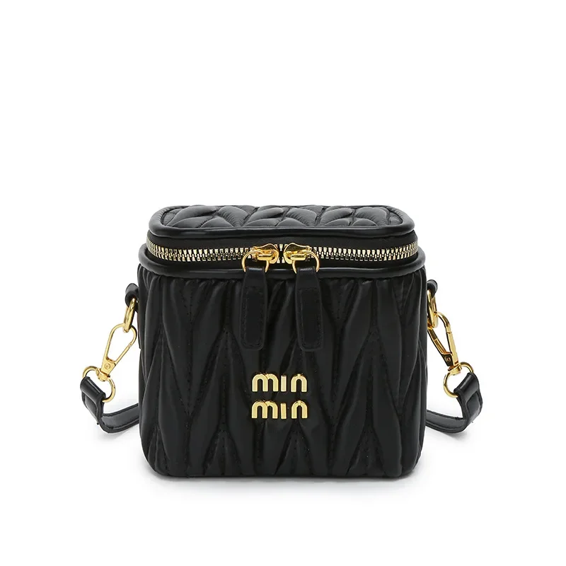 2025 Trendy Pick! High - end Women's Makeup Bag - Small - scale, Versatile Box - shaped, Simple Shoulder & Crossbody Style