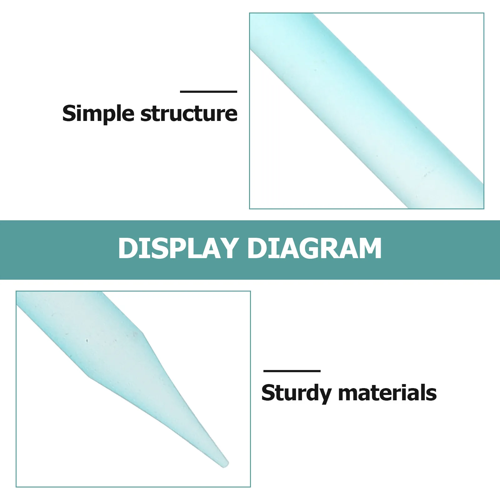 

2Pcs Glass Nail File Lovely Nail Polishing File Lightweight Compact Design for Portable Manicure Tool Women Gift