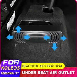 A Little Change Under Seat Air Condition Air Outlet Cover Sticker for Renault Kadjar Koleos for Samsung QM6 2016 2017 2018