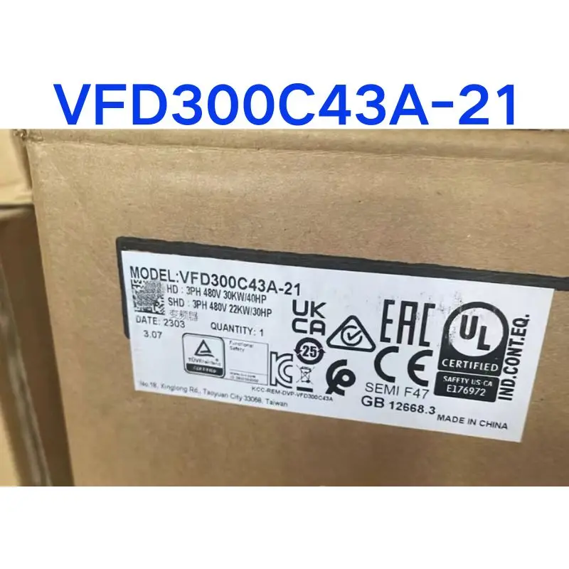 New VFD300C43A-21 inverter fast delivery