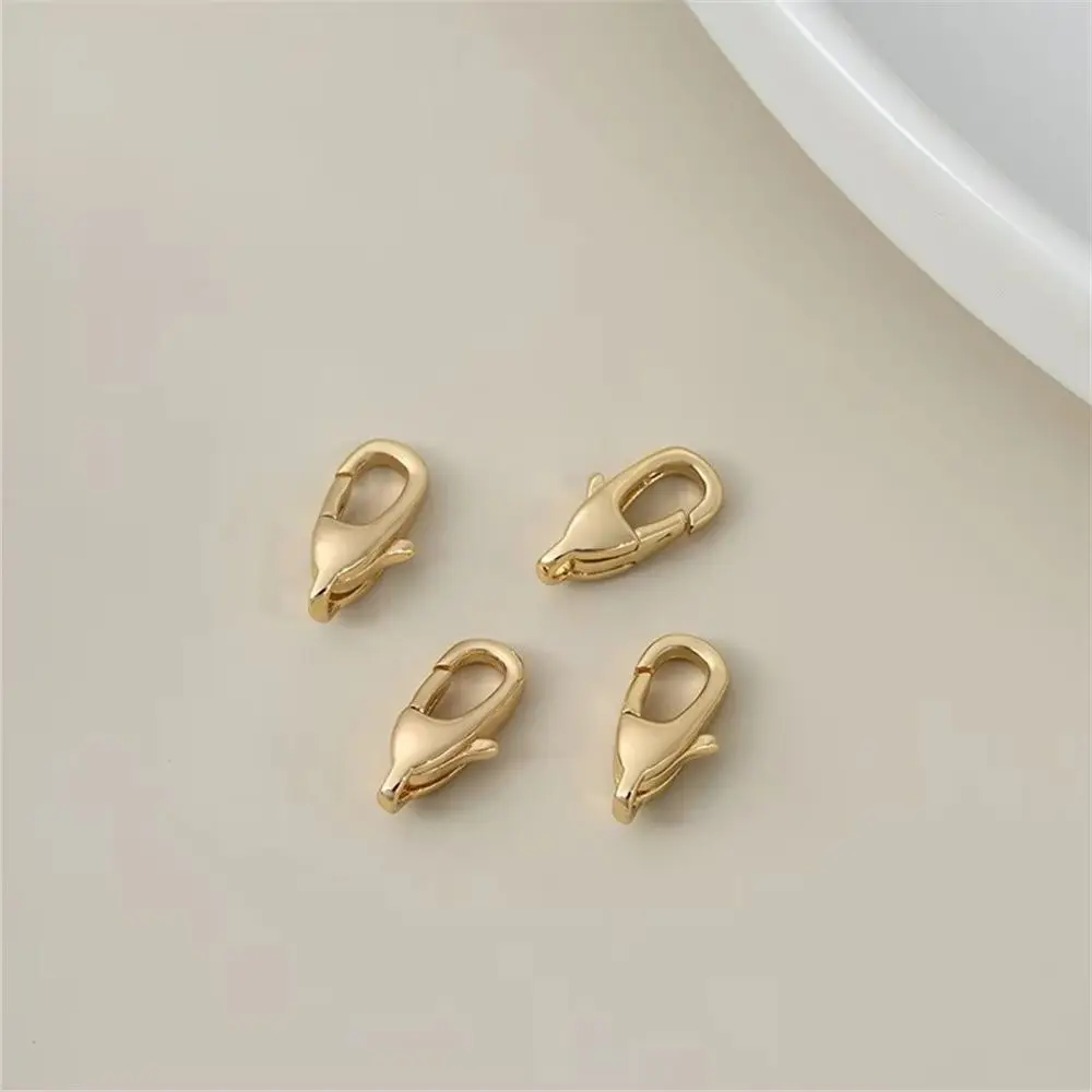 Lobster Buckle 14K Gold-plated Spring Buckle Diy Handmade Bracelet, Necklace Accessory, Connecting and Ending Buckle Accessory