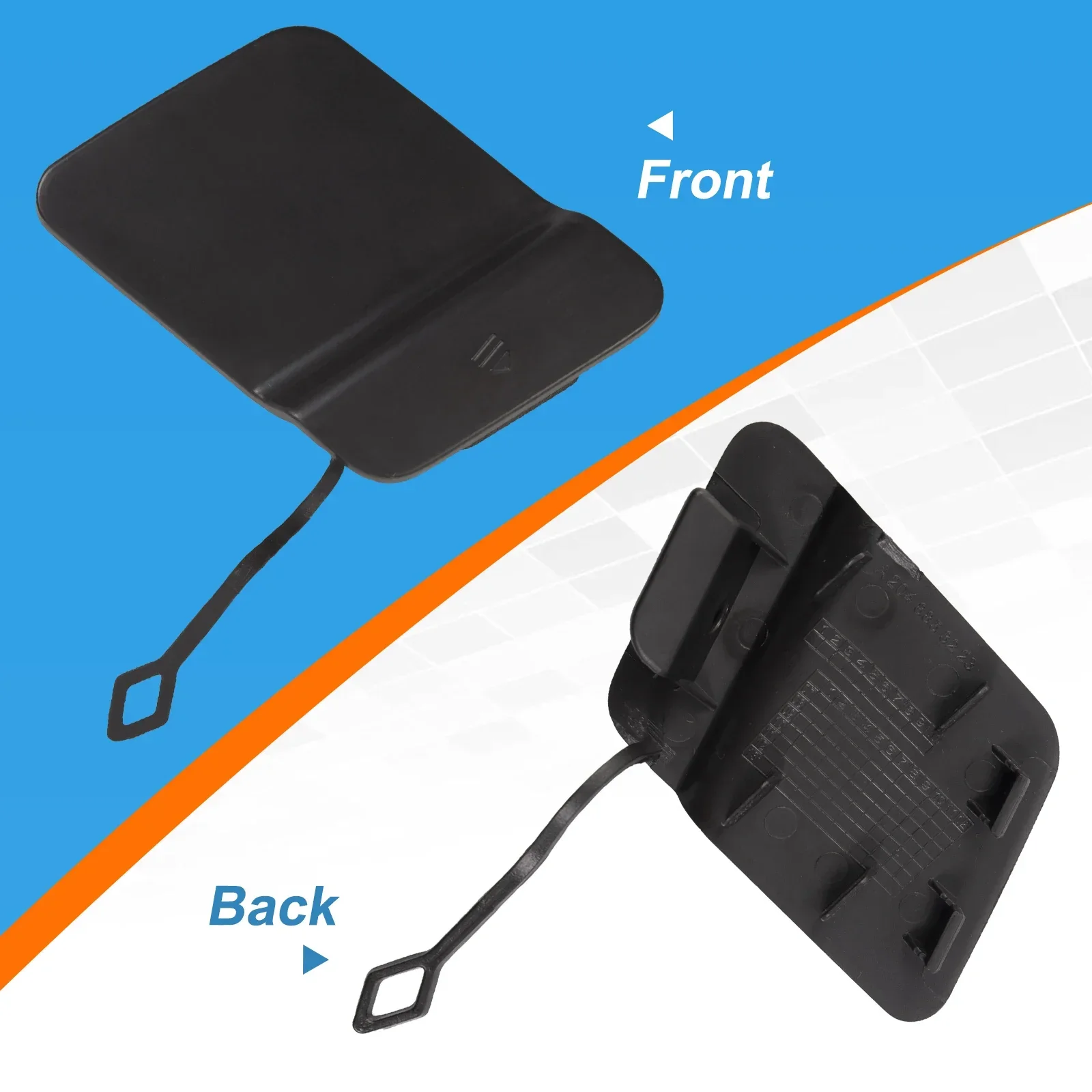 Tapa  cubierta  gancho  remolque para parachoques trasero, ojo  remolque para Merces Benz X204 GLK300 GLK350, accesori