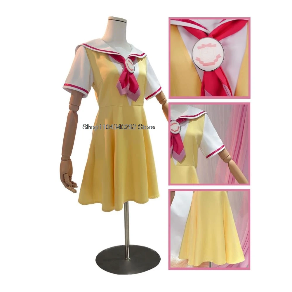 Manaka Laala คอสเพลย์อะนิเมะ Pripara เครื่องแต่งกายเยาวชนสีชมพูน่ารัก Academy กระโปรงสั้นอุปกรณ์เสริมชุดปาร์ตี้ฮาโลวีนชุดสาว