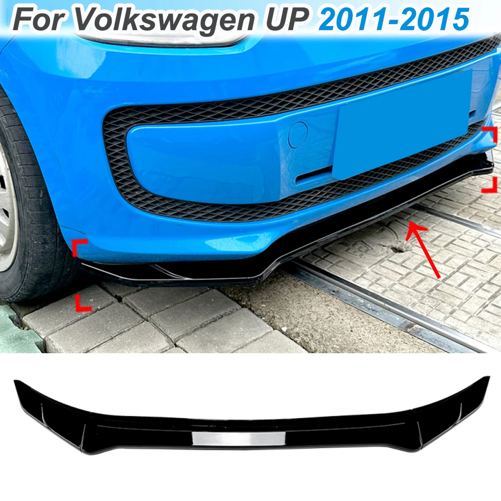 For Volkswagen UP 2011-2015 Front Shovel Front Lip Spoiler Body Protection External Modification High Quality ABS