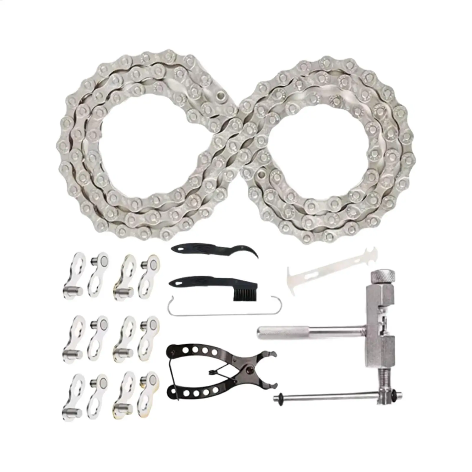 

Bike Chains Bike Chain Tool Kit Quick Release Link Heavy Duty Replacement Cycling Accessories For Dirt Beach Cruiser Motorcycle