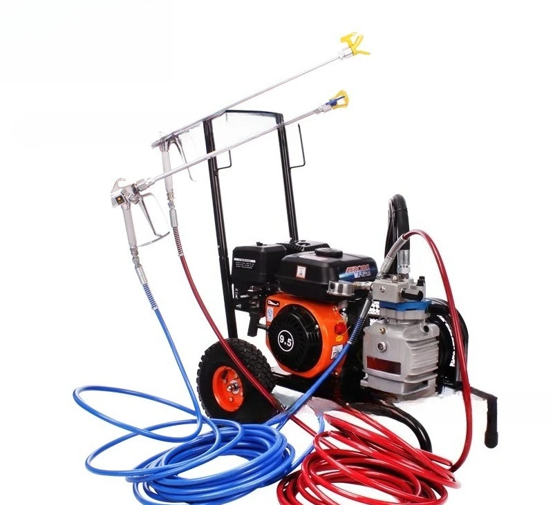 High pressure airless sprayer, sprayer putty