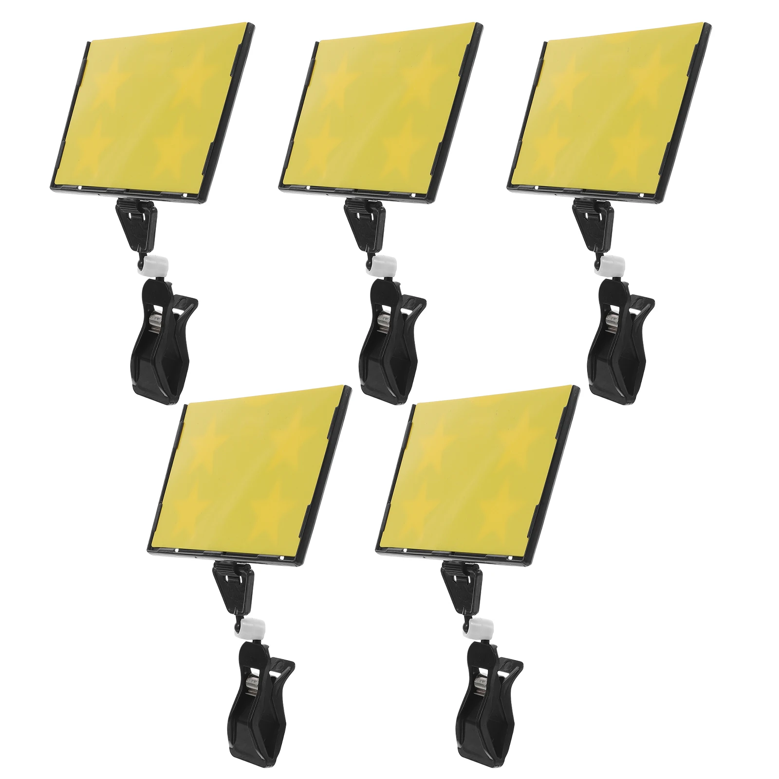 

5pcs Reusable Erasable Price Label Plate Clip On Sign Holder For Supermarket Retail Store Shelves Plastic Shelf Label Display