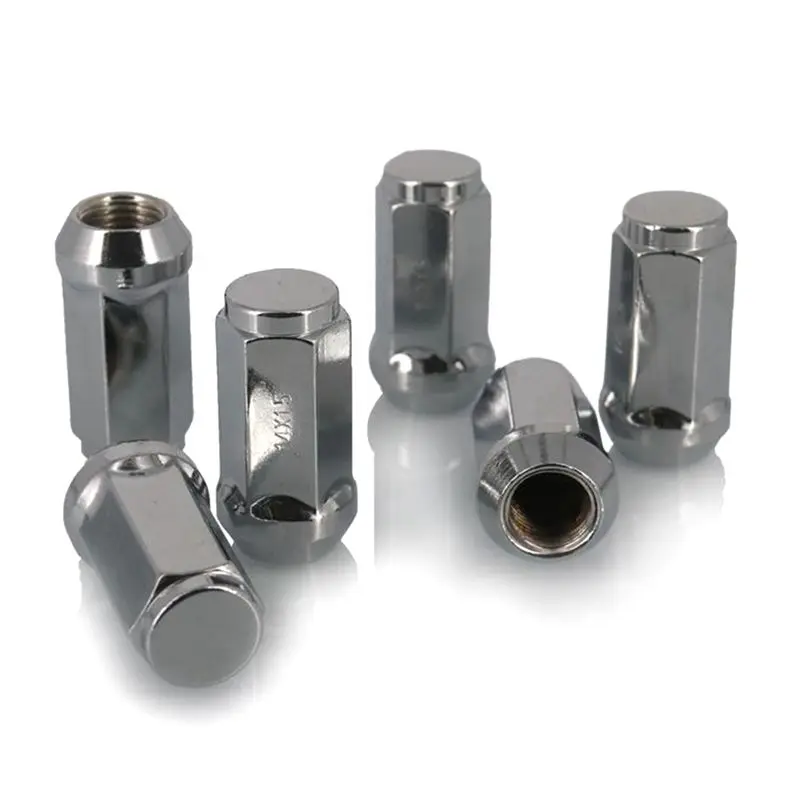 Durable-24Piece Car Lug Nuts M14X1.5 Thread Cone Seat Car Wheel Nuts Replacement Accessories For Ford Silverado GMC 1999-2019