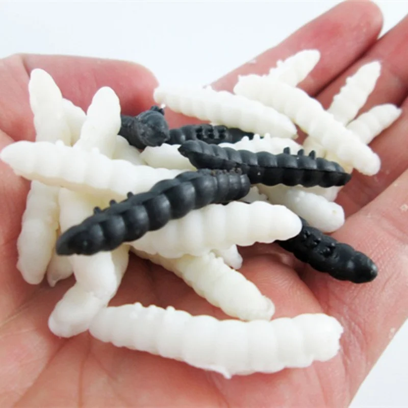 

50pcs Simulation Props Insect Bug Toy Maggot Vegetable Worm Gags & Practical Jokes Toy Tricky Toys Halloween Dress Up