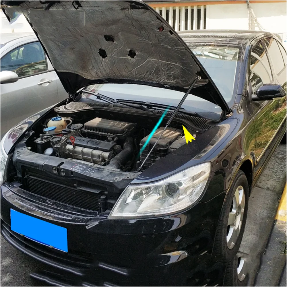 Car Refit Bonnet Hood Gas Shock Lift Strut Bars Support Rod For 2007 2008 2009 2010 2011 2012 2013 2014 Skoda Octavia A5
