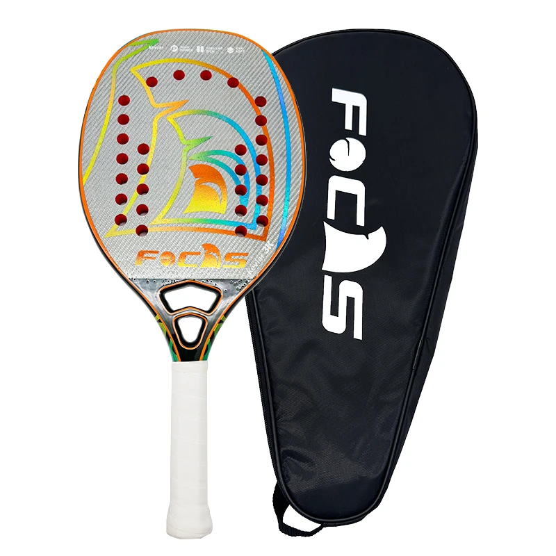 

Gaivota - focas 2023 Beach Tennis racquet silver bullet Kevlar red EVA28 hole limited pre-sale