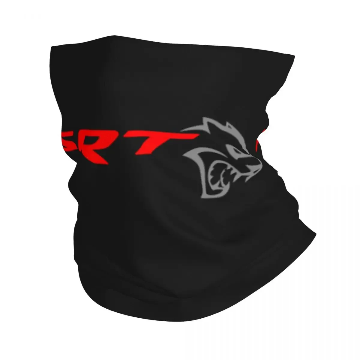 SRT Hellcat Demon Dodge Challenger Car Racing Bandana Neck Gaiter Printed Mask Scarf Multi-use Headband Running Unisex Adult