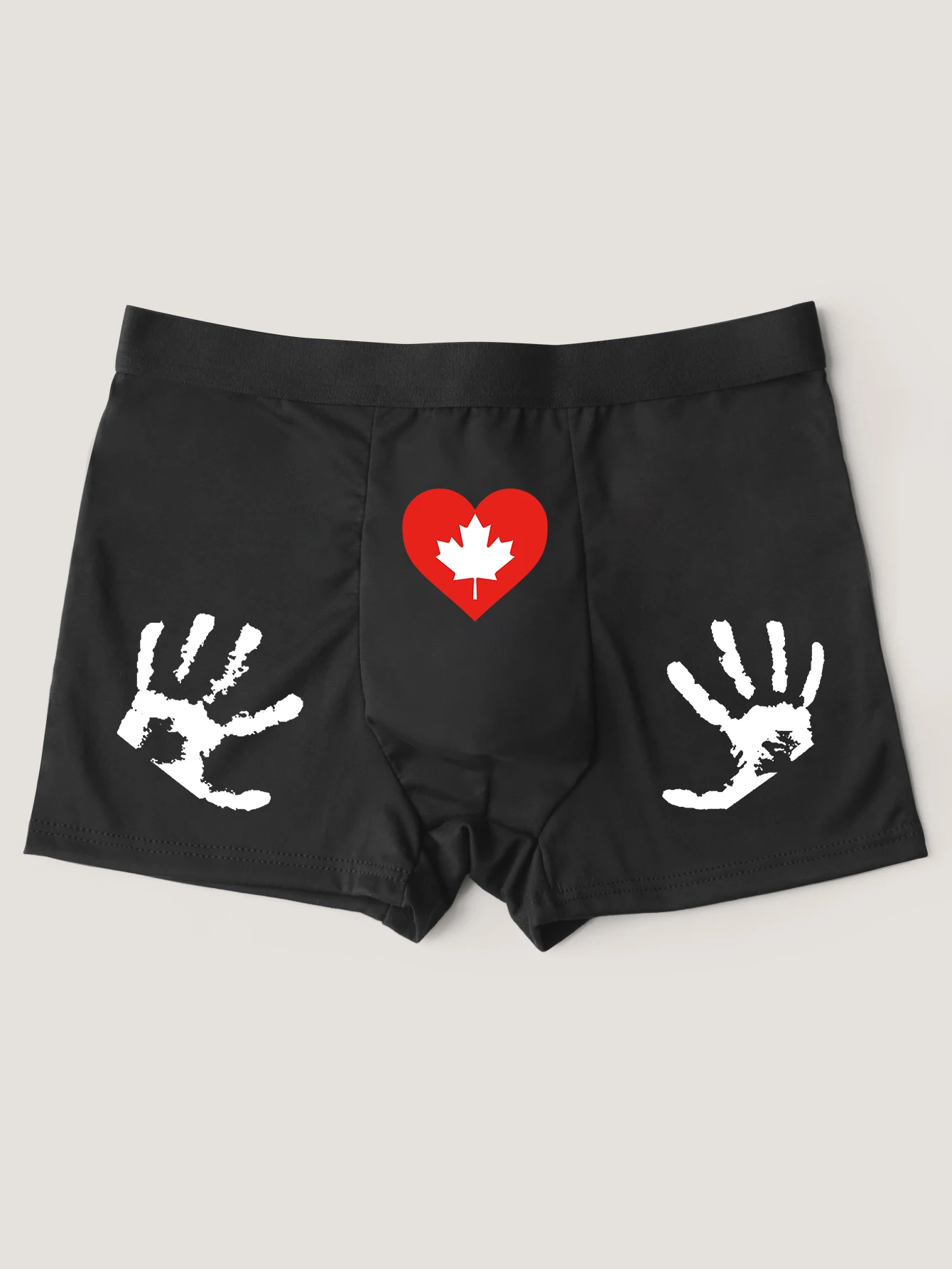 Men\'s Funny Print Boxer Briefs Panty Soft Breathable Underpanty Big Tall Performance Boxer Shorts S M L XL XXL