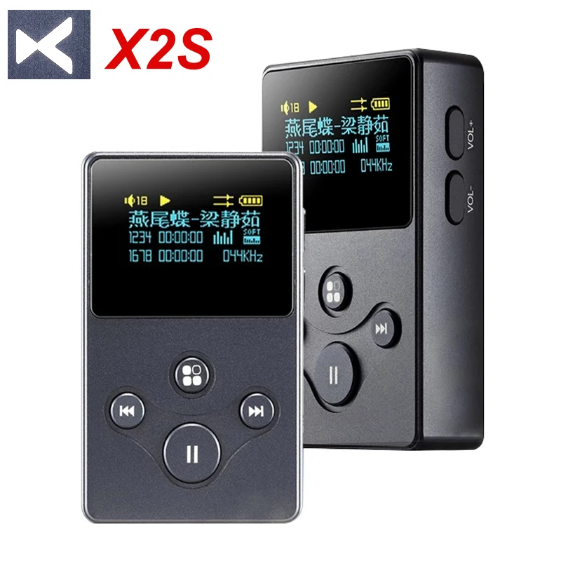 X2S Hi-Res Lossless Portable Music Player DSD128 24Bit 192Khz support 128GB TF OLED MINI MP3 Player with 800mAH battery