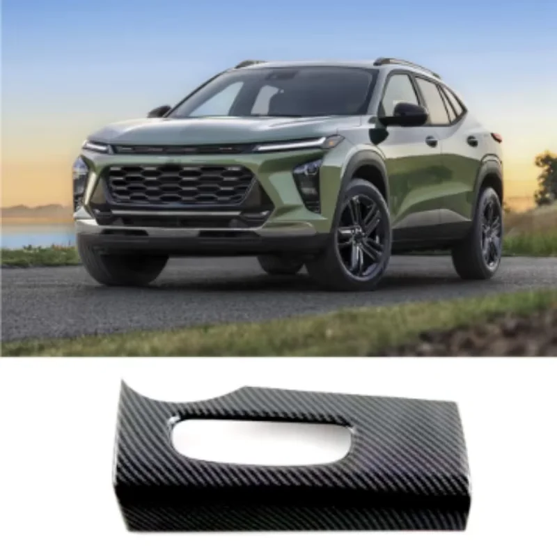 

For Chevrolet Seeker Trax 2023 2024 Headlight Adjustment Switch Sticker Cover Trim Accessories Parts ABS Carbon Fiber
