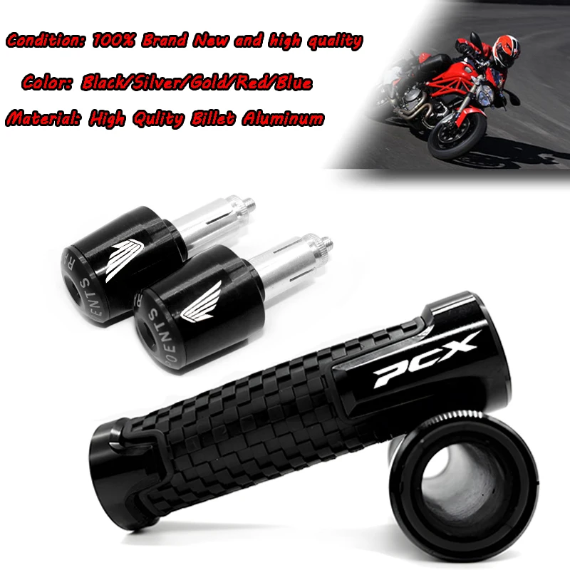 

2024 2023 22 Motorcycle CNC FOR HONDA PCX 125 250 PCX PCX125 PCX150 PCX 125 150 ALLYEAR Handle Bar Cap End Plugs Handlebar Grips