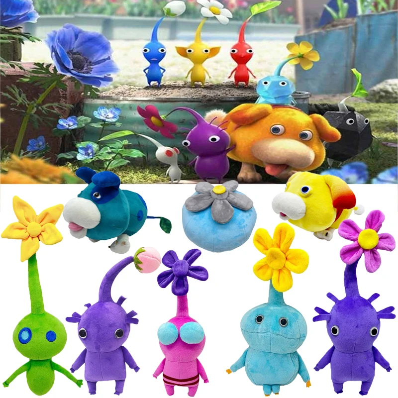 ICE PIKSERVICES-Peluches, Oatchi, Poupées Rock Pikmin, Plante, Olimar, Fleur, Feuilles, Bourgeon, Chappy, Bulborb, Cadeau de Noël