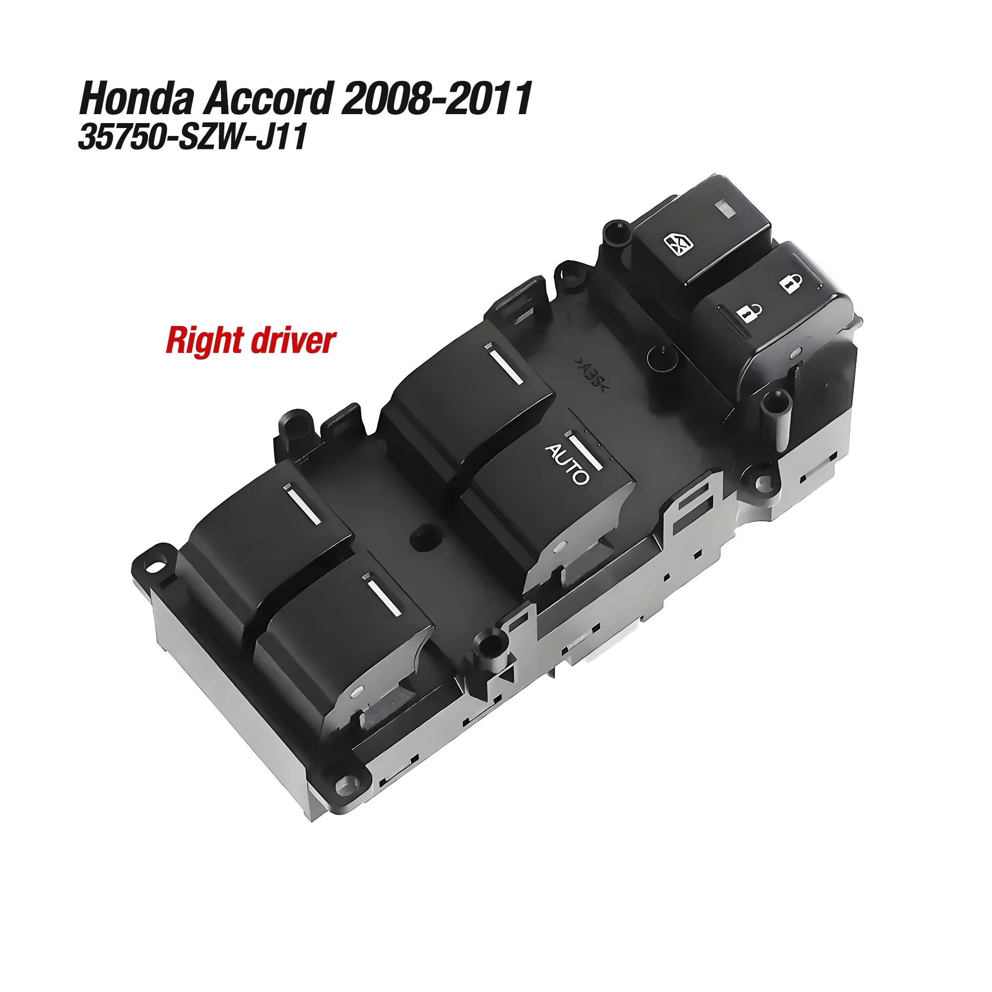 

RHD 35750-SZW-J11 35750SZWJ11 для Honda Accord 2008 2009 2010 2011, правая кнопка переключения главного окна со стороны водителя