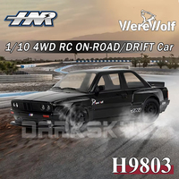 HNR H9803 Werewolf 4WD On-road Racing Drift Vehicle Brushless RTR 1/10 RC Electric Remote Control Model Car Adult Kids Toys