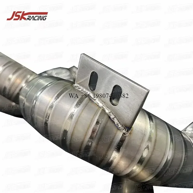 Wmwmnu Natural Color Titanium Alloy Exhaust Pipe for 720S 2017-2019 High Performance Muffler System Car Accessories