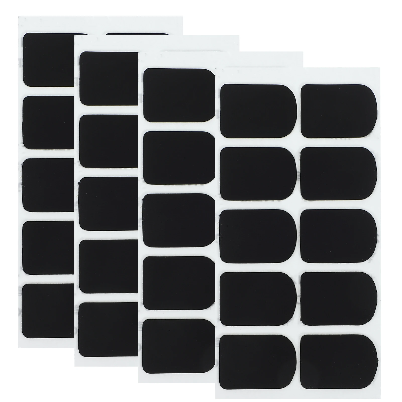 

4 Sheets Silicone Tooth Pad Mouthpiece Pads Sax Mouthpieces Saxophone Cushions Alto Silica Gel Instrument Patch & Clarinet