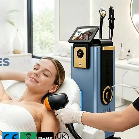 2026 Newest 5000W Soprano Ice Titanium 2-in-1 Hair Removal & Picosecond Laser Machine 4 Waves Permanent Hair Reduction for Salon