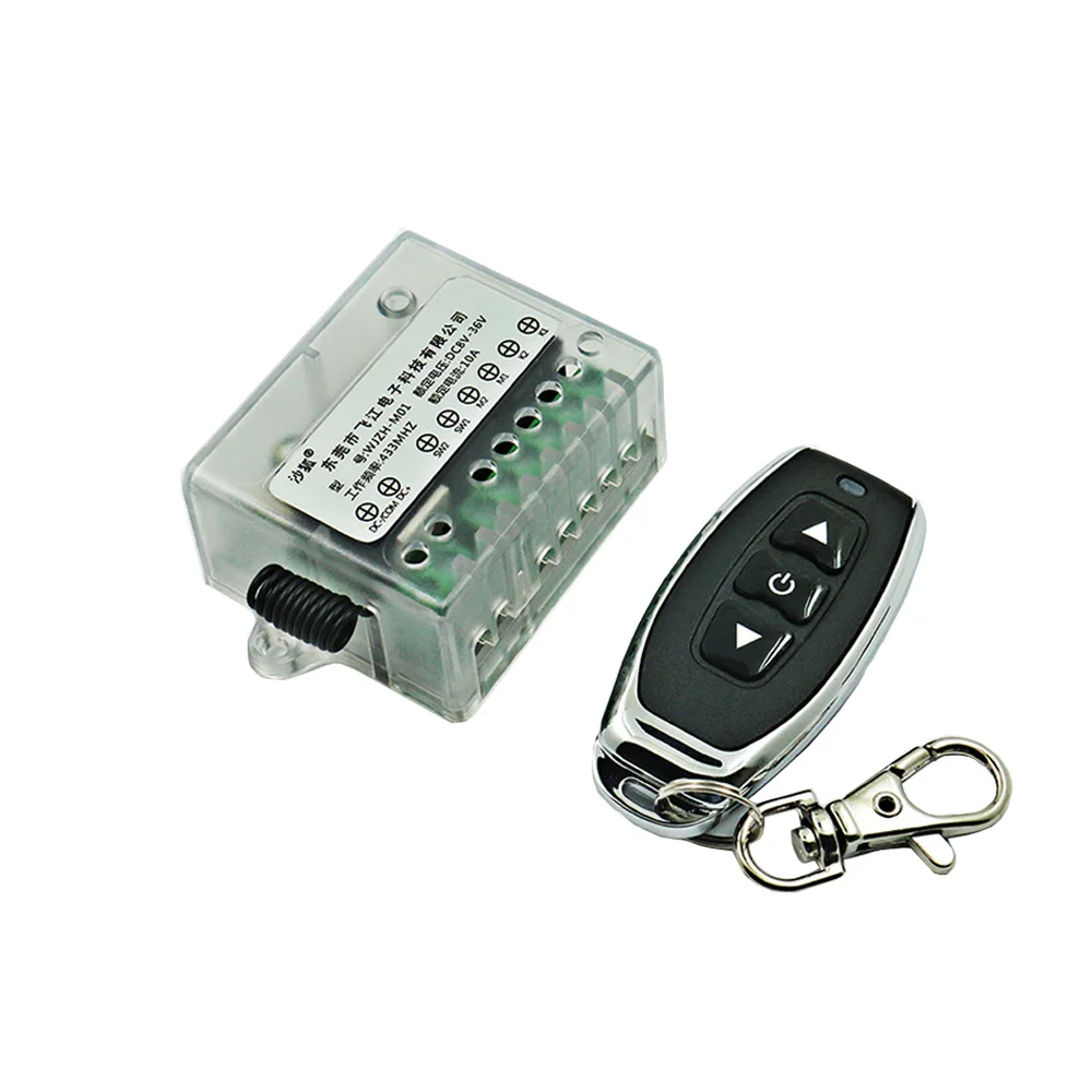 

DC Motor Forward And Reverse Remote Control Switch 8-36V 10A CW CCW Linear Actuator Controller With Limit Remote Control Switch