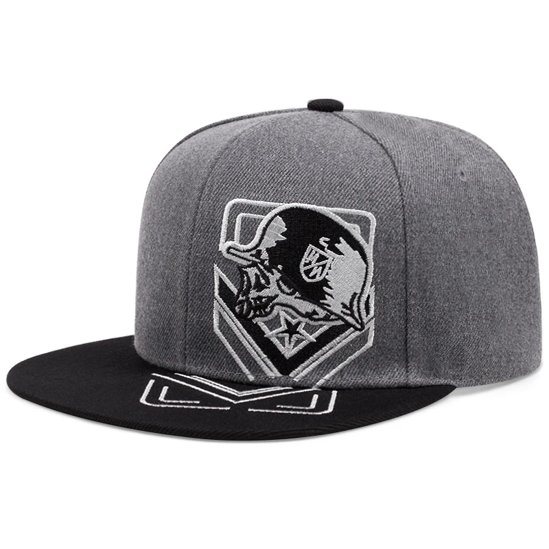 Metalen Hoeden Snapback Baseball Cap Heren Zomer Cool Katoen Trucker Hoeden Volwassen Outdoor Hiphop Skateboard Platte Rand Caps Voor Heren