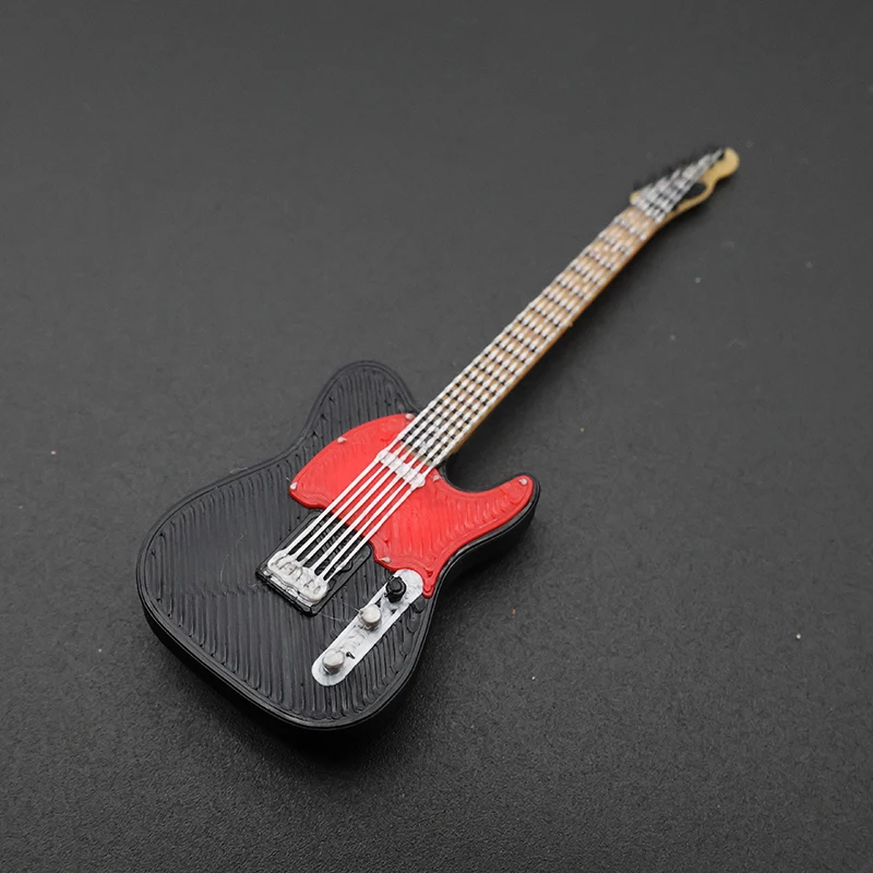 New Guitar Fridge Magnets Dollhouse Musical Instrument Model Classical Guitar Electric Guitar Home Decor Strong Magnetism Prop