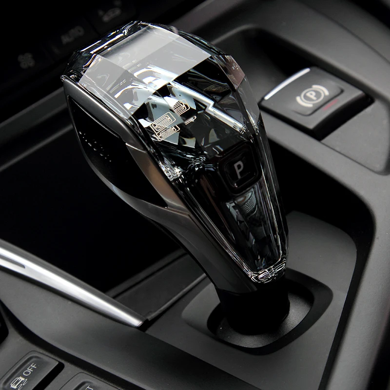Car Interior Crystal Gear Shift Knob Push Start Button Controller Three-piece Kit For BMW I8 Series Chassis I15 2014-2021