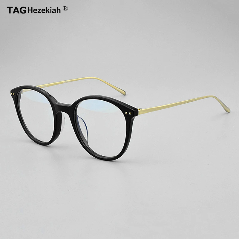 

Retro Eyeglasses Frames Men LFL112 High Quality Acetate spectacle Women Luxury Brand gatkes Myopia reading Vintage Glasses Frame