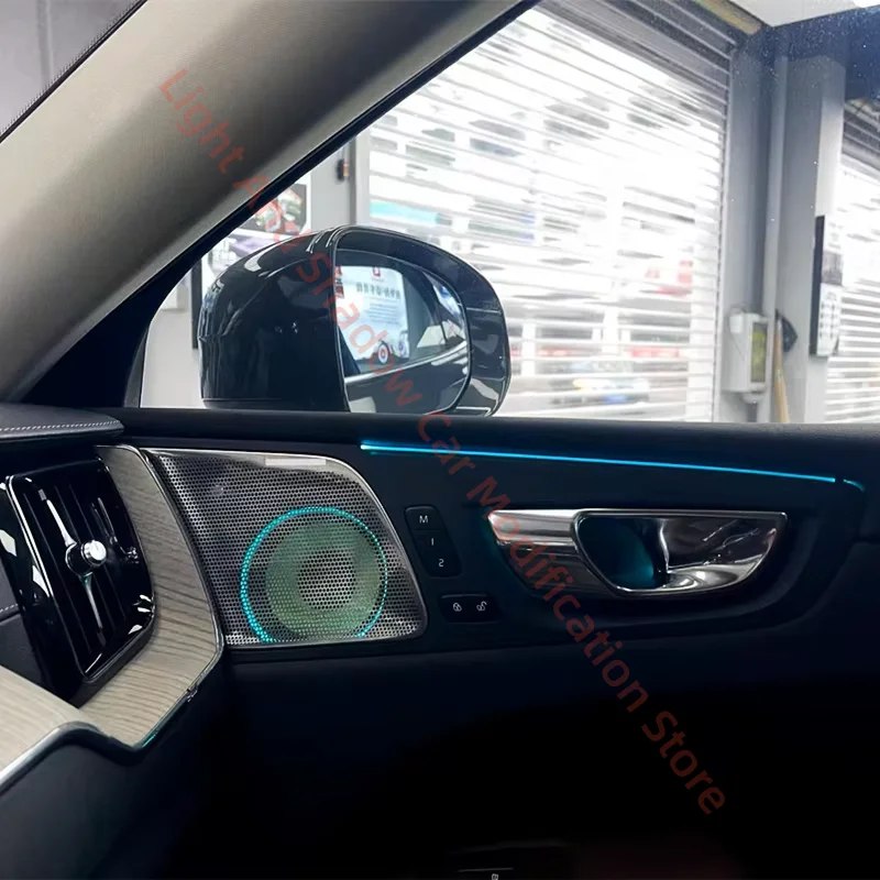 

Automotive LED Ambient light suitable for Volvo XC60 Door Speaker illumination cover 64 color interior light Modding Car Decor
