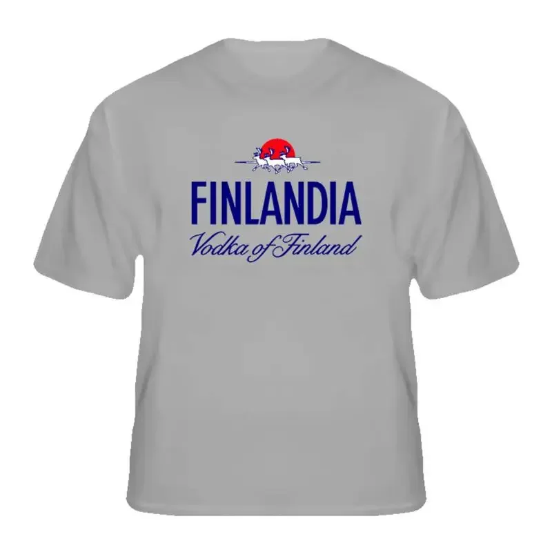 Футболка с изображением финской водки Finlandia Classic