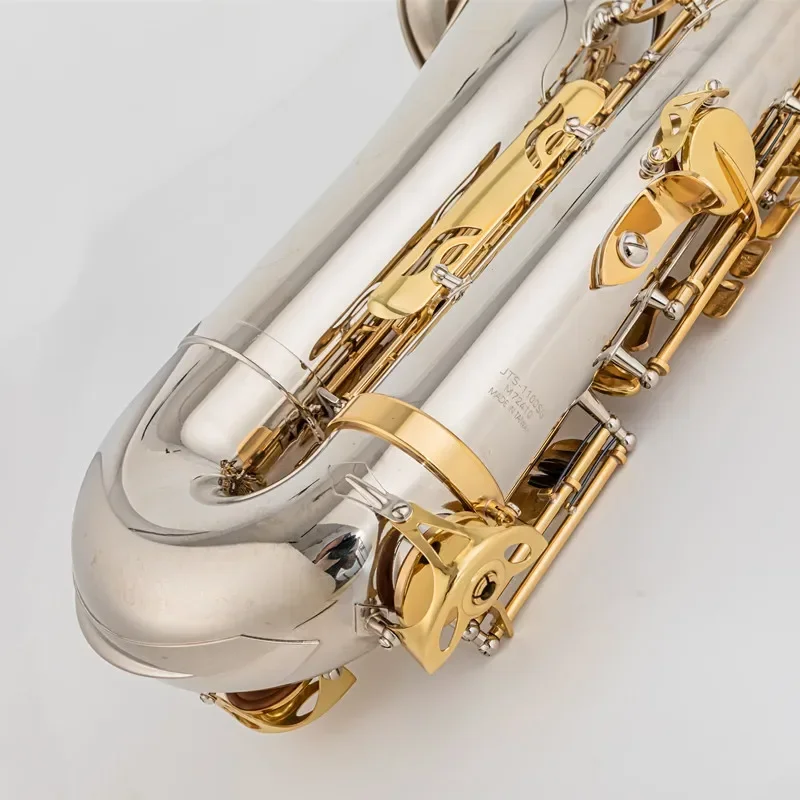 Jupiter JTS1100SG Musical Instruments Tenor Saxophone Bb Tone Nickel Plated Tube Gold Key Sax With Case Mouthpiece Gloves