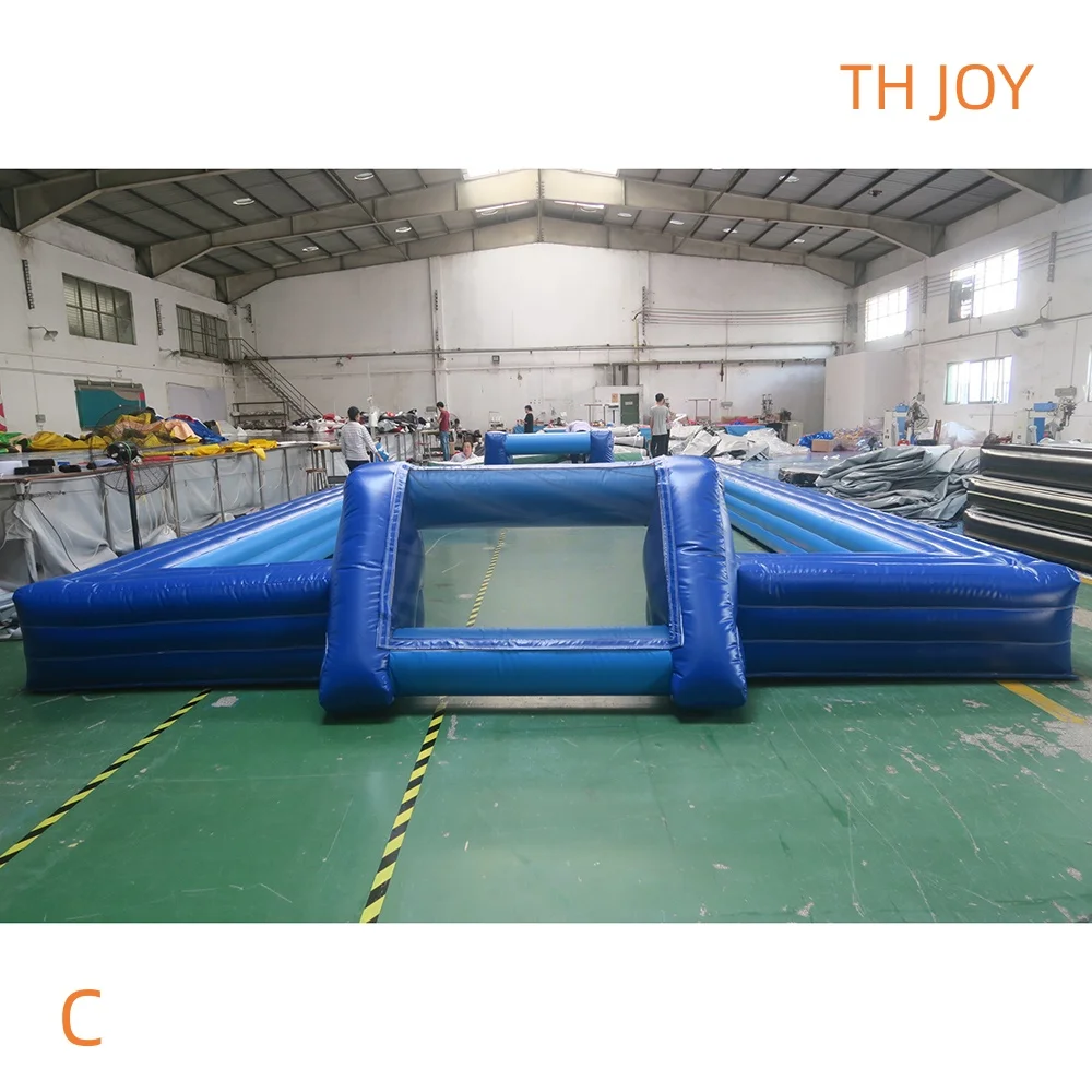 Champ de football gonflable terrain de football terrain de sport Arena terrain de football gonflable commercial en PVC