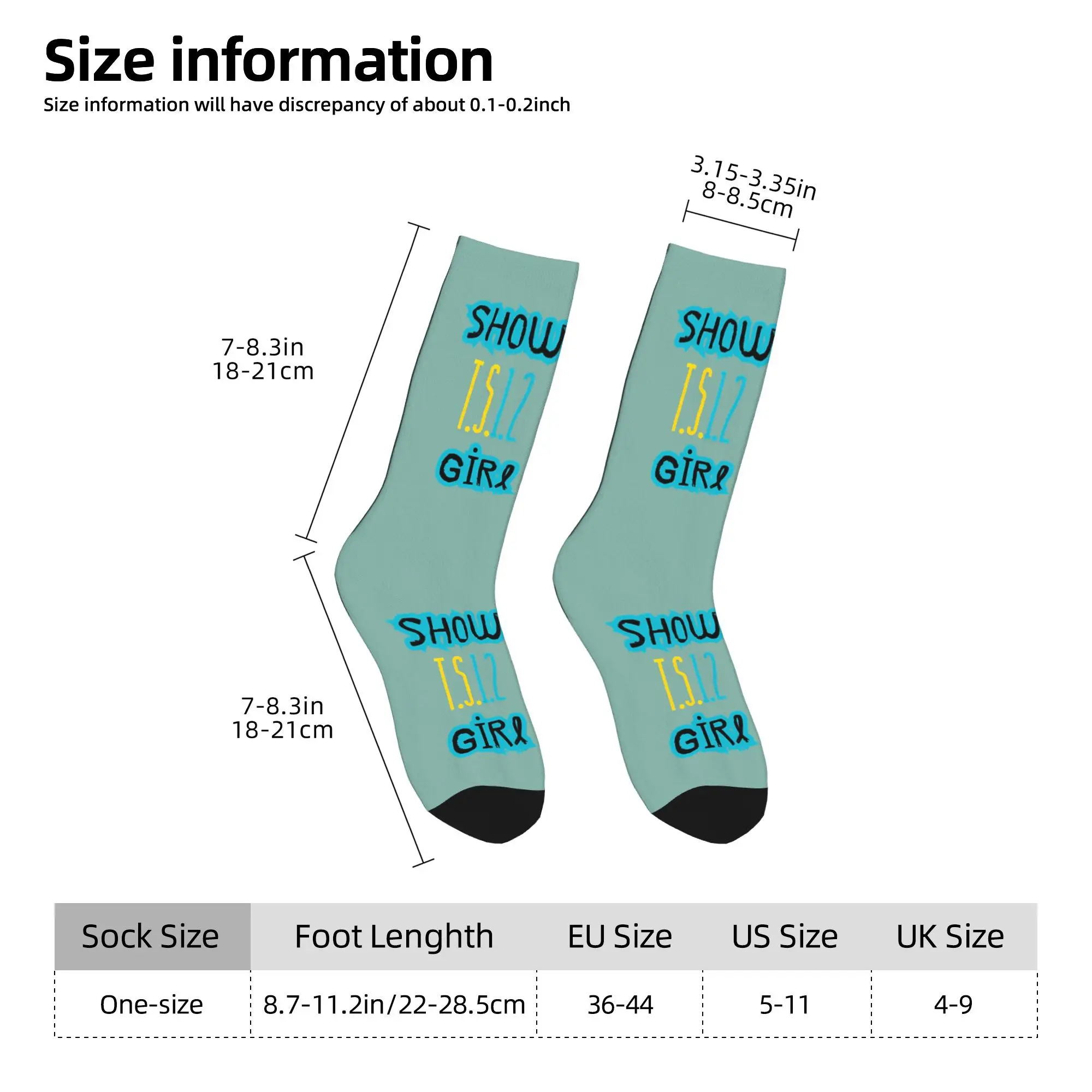 Showgirl Album Socks  Custom Stockings Anti-Slip Women Men Socks Medium Soft Autumn Fashion Outdoor Socks