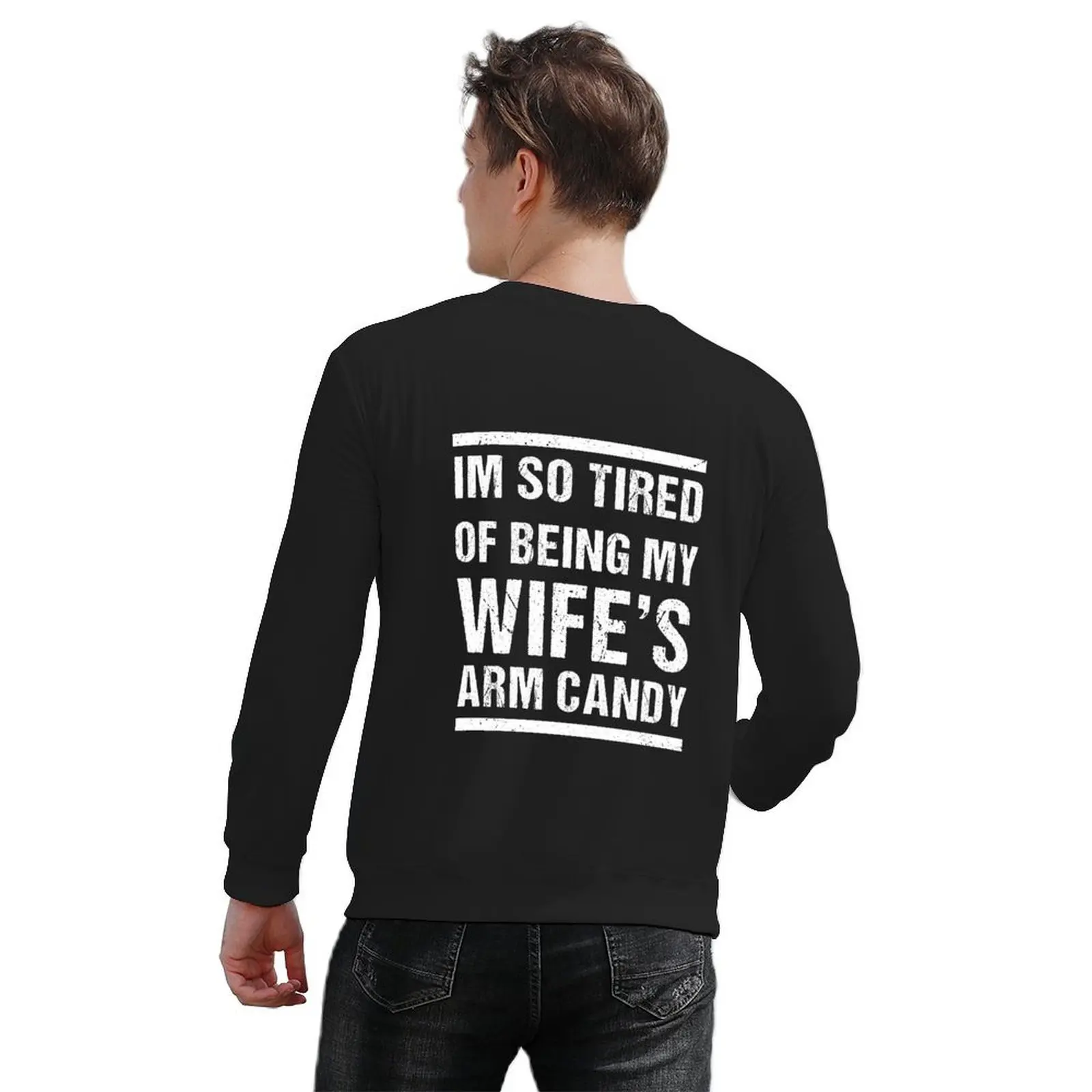 أنا متعب جدا من أن أكون زوجتي الذراع كاندي البلوز الخريف سترة الرجال الكورية نمط الملابس ملابس للرجال بلوزة الرجال البلوز #6