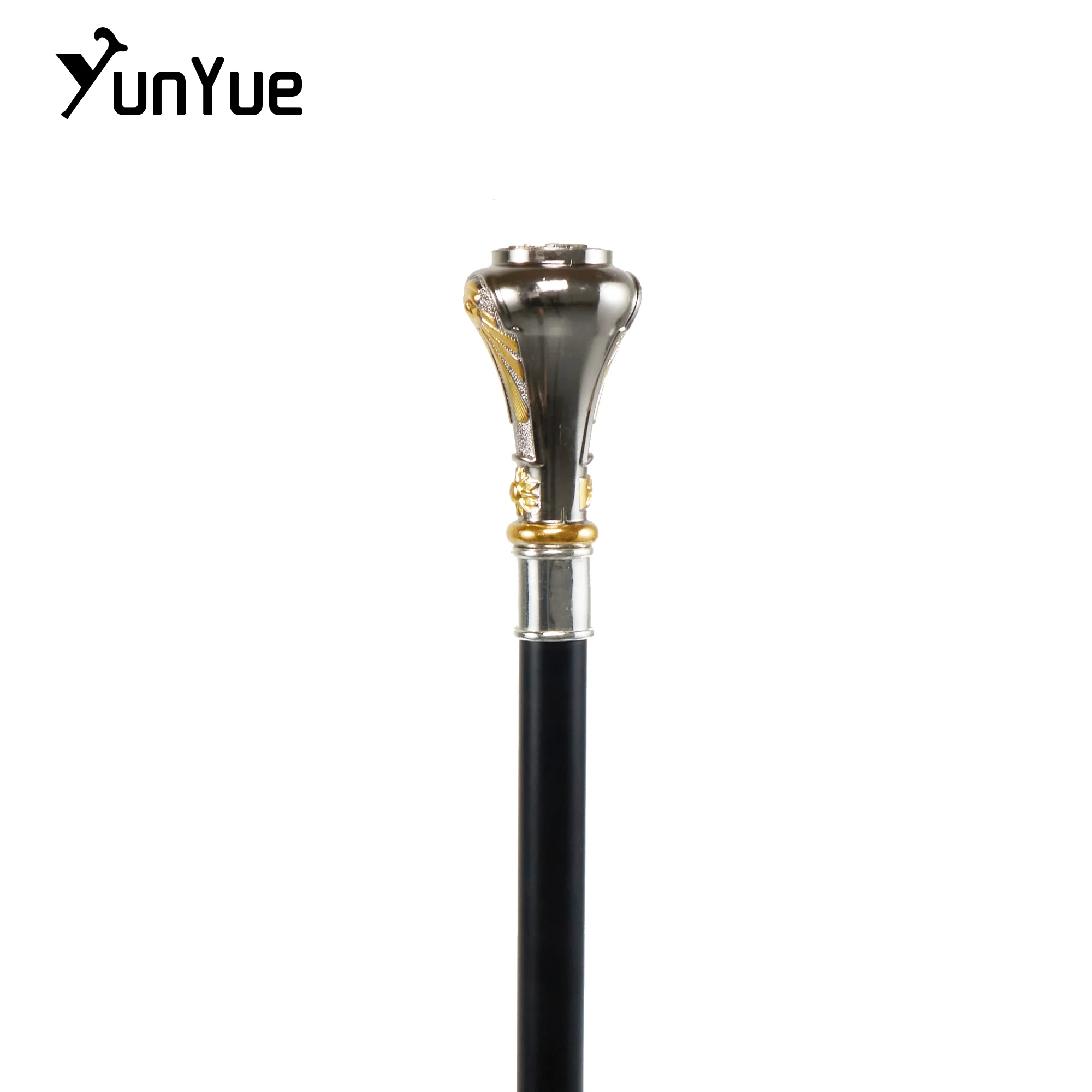 الذهب الأبيض الشمس الله الطوطم المعادن عصا للمشي الفن الزخرفية هدية عصا للمشي شهم أنيقة العكاز تأثيري فيلم الدعامة الصولجان