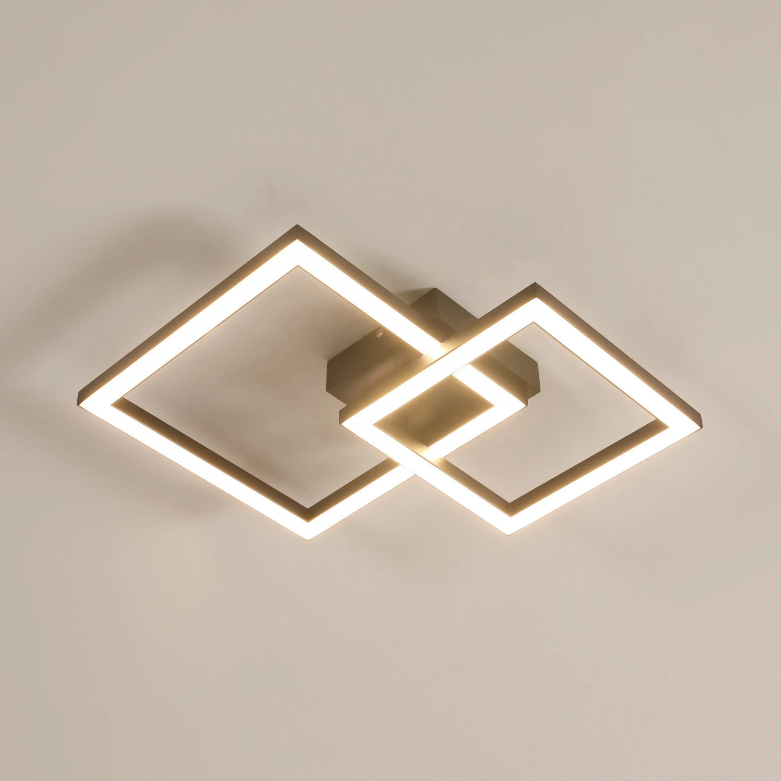 LED Ceiling Light, 2 Square Design Modern 36W Ceiling Lights for Bedroom,Hallway,Living Room