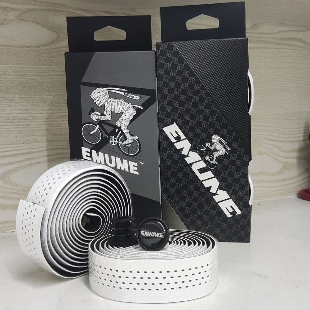 EMUME-MUMMY Road BIKE Super Handlebar Tape Silicone+Eva Material Ultra Light Scratch and Dirt Resistant Tensile And Flexible