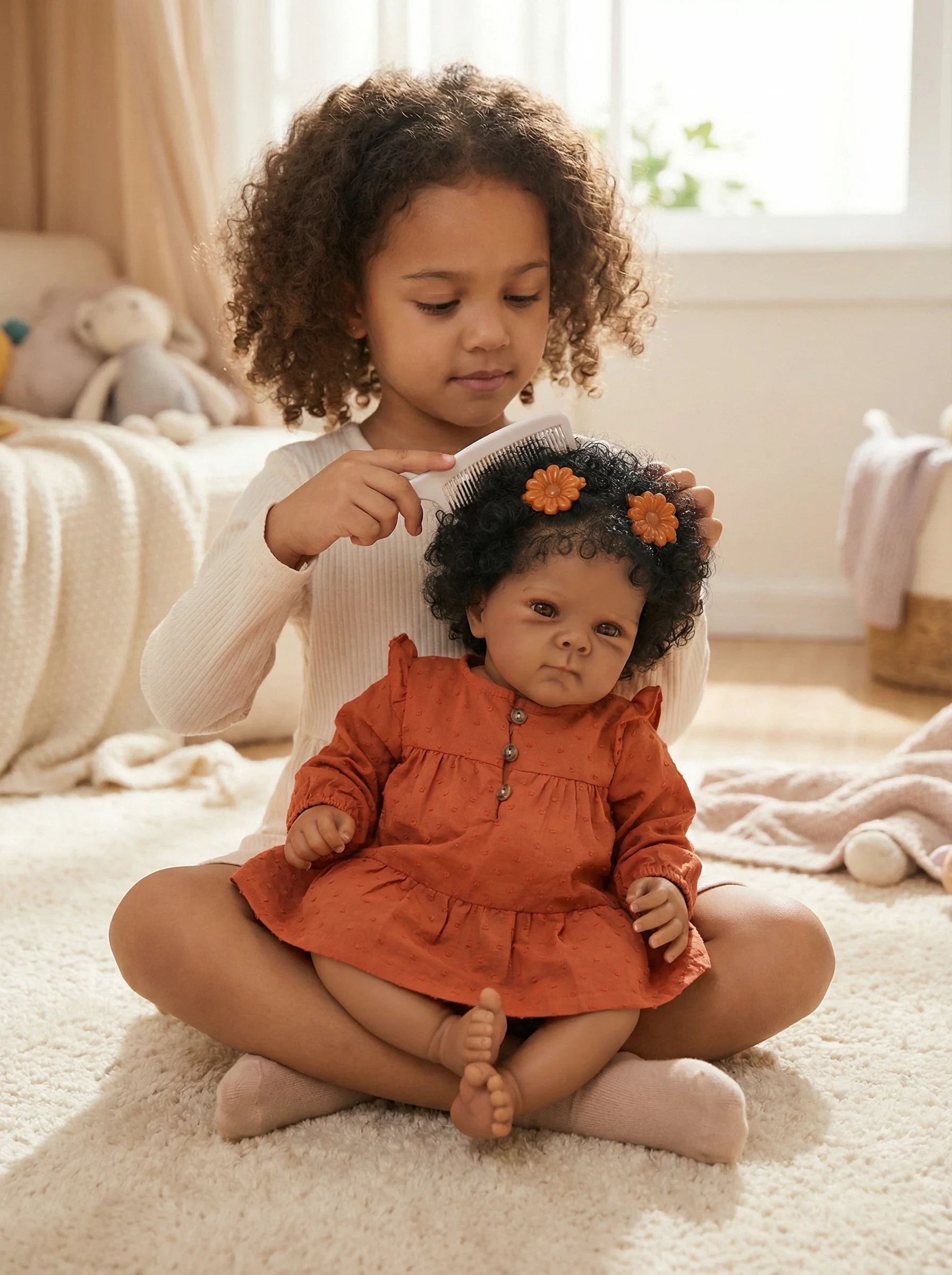 18 inch NPK zachte doeklichaam pasgeboren reborn babypop levensechte knuffelbare Bettie meerdere lagen 3D huidverf