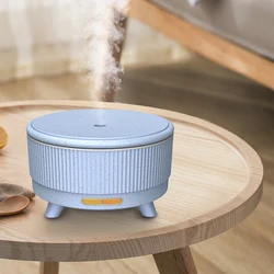 Humidificador ultrasónico de gran capacidad, difusor de aceites esenciales de aromaterapia de escritorio, luces LED de 7 colores, 500ml