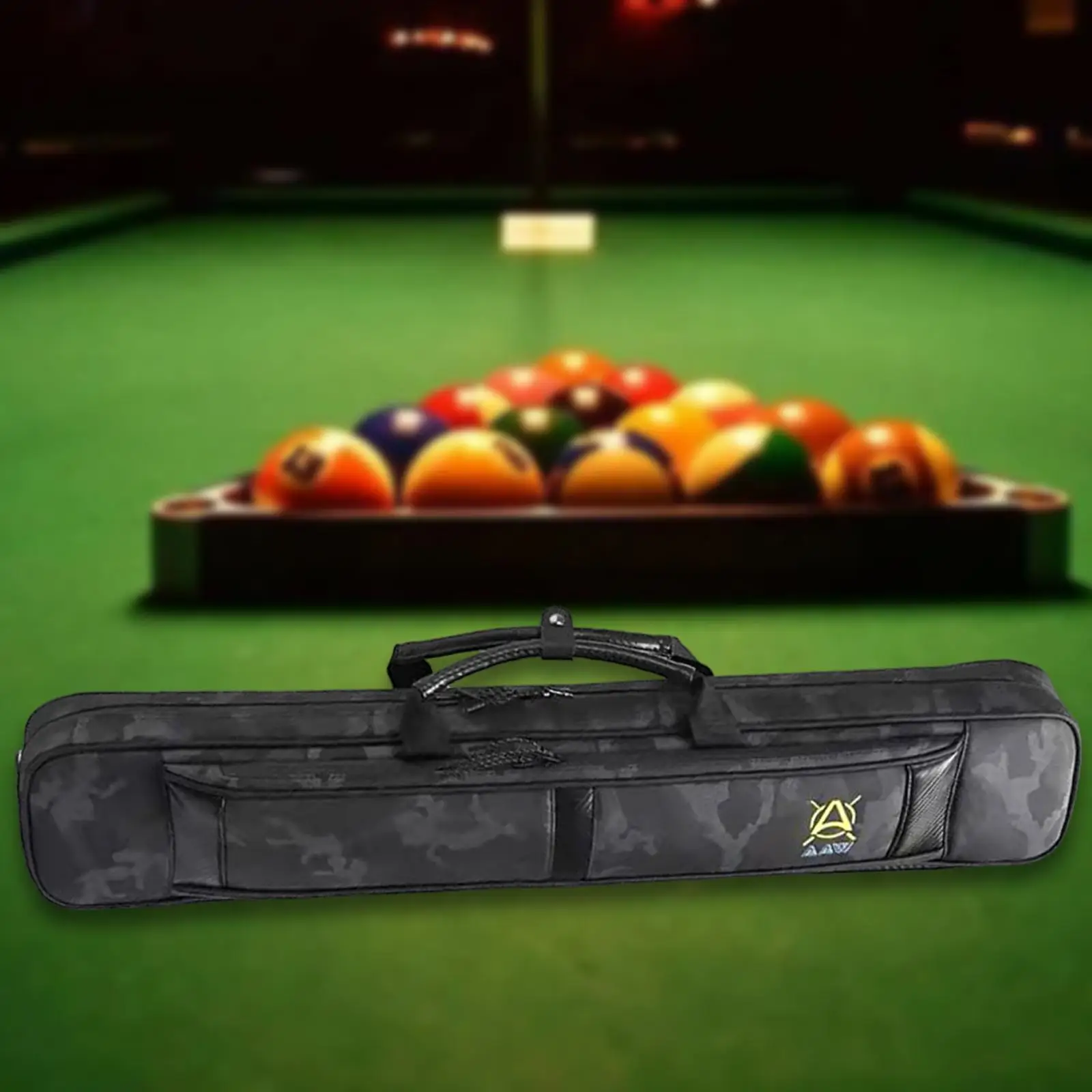 

Billiards Pool Cue Cases 7 Holes Billiard Cue Bag Oxford with Handle Straps