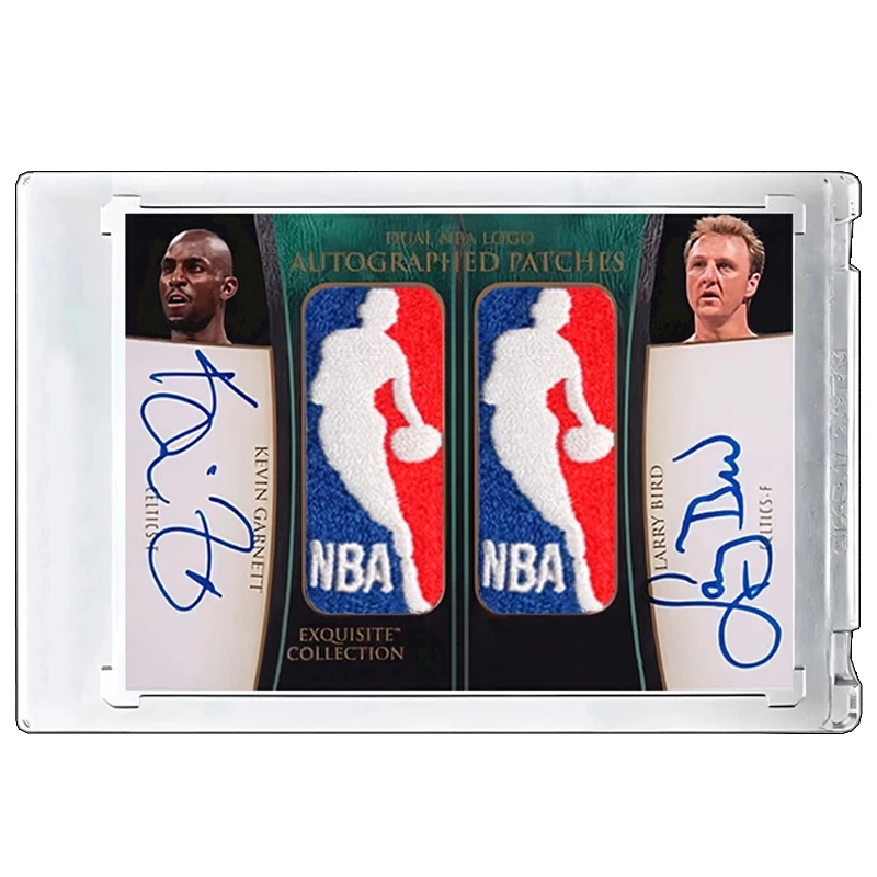 Panini homemade star cards DIY Garnett Larry Joe Bird Signed collectible card Refraction Glitter Christmas birthday gift