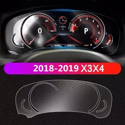 2018-2021 Car TPU Driving Room Dash Board Screen Guard Protection Cover HD Sticker Film For BMW X3 X4 G01 30D Accessories