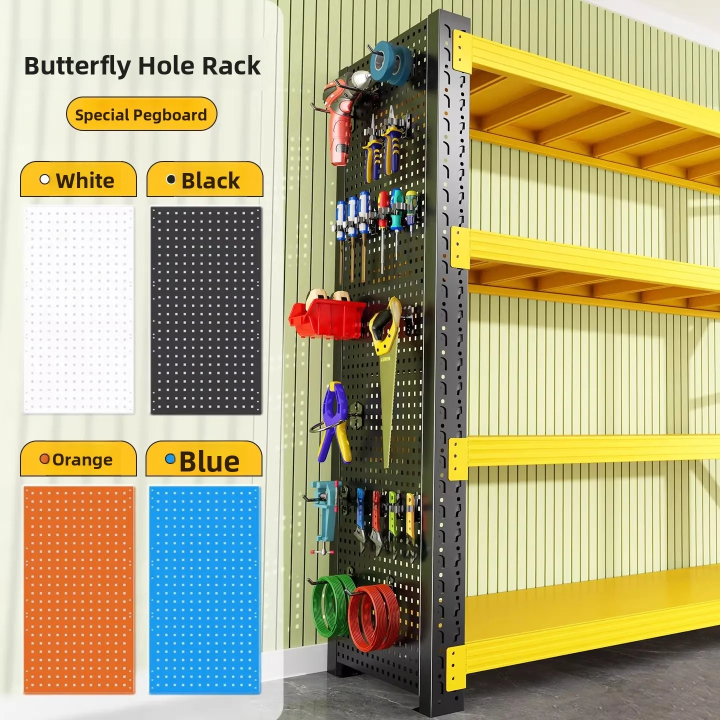

Metal Tool Display Ra Hardware Repair Storage elf Hole Board Multi-Function Square Hole Storage Organizer from China