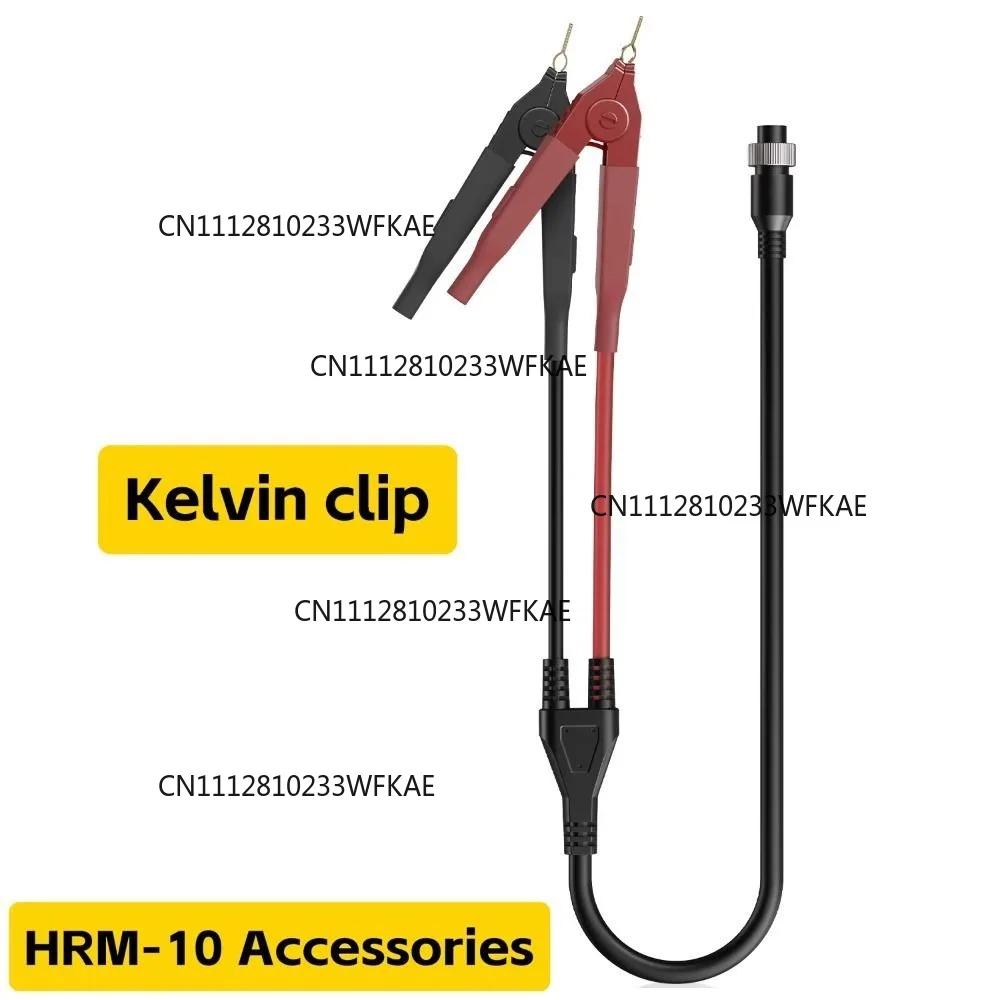 HRM-10 Battery Internal Resistance Meter Kelvin Clip 18650 26650 Testing Probe Pen Battery clip Round connector Accessory