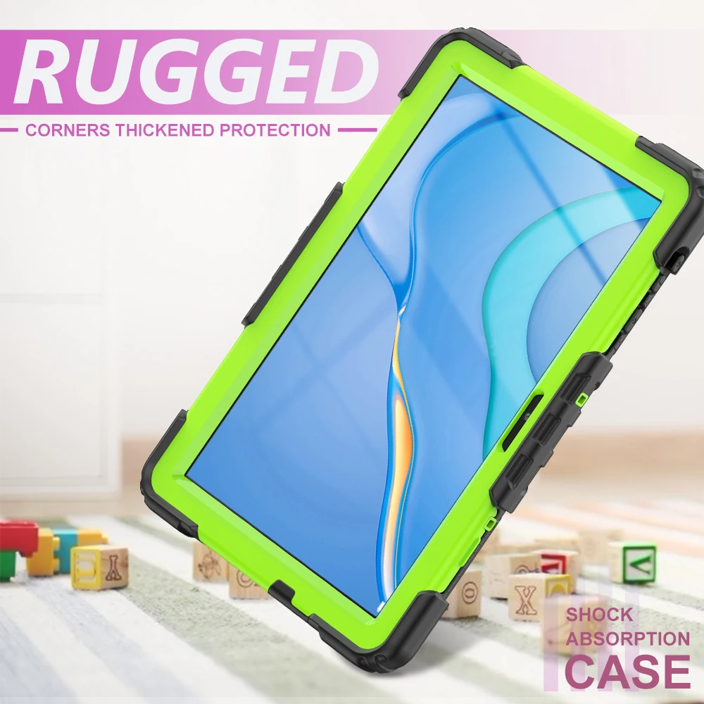 Imagem -02 - Capa Antidrop Tablet à Prova de Choque Capa para Lenovo Tab M10 m8 hd Plus 10.3 10.1 Hand Held Shoulder Back